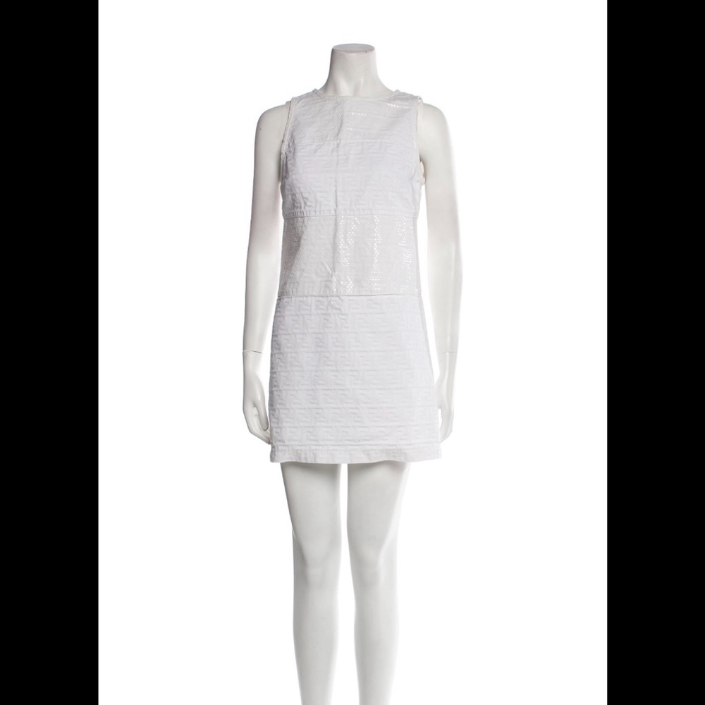 Fendi Zucca Pattern Dress